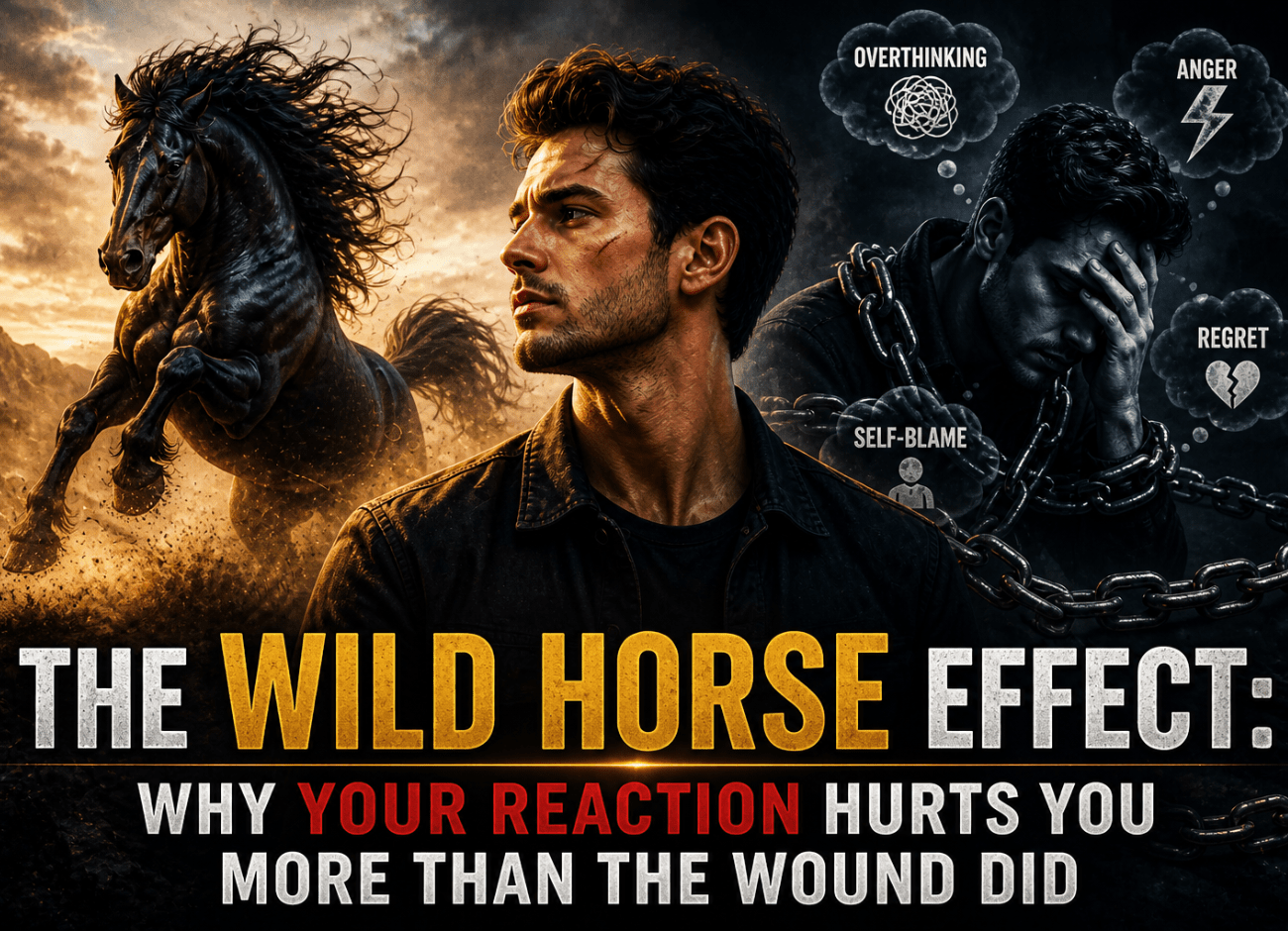 The Wild Horse Effect: Why Your Reaction Hurts You More Than the Wound Did