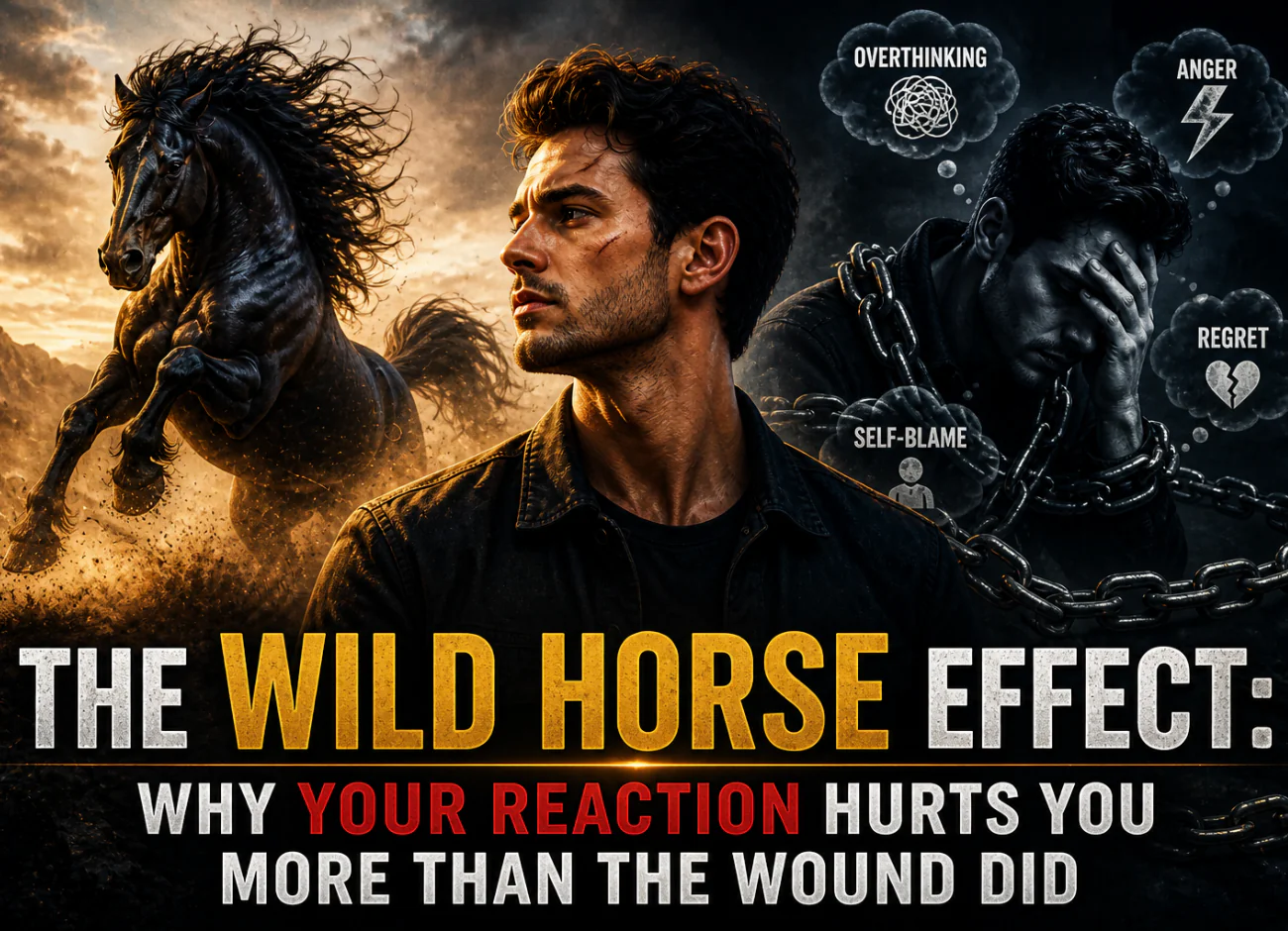 The Wild Horse Effect: Why Your Reaction Hurts You More Than the Wound Did